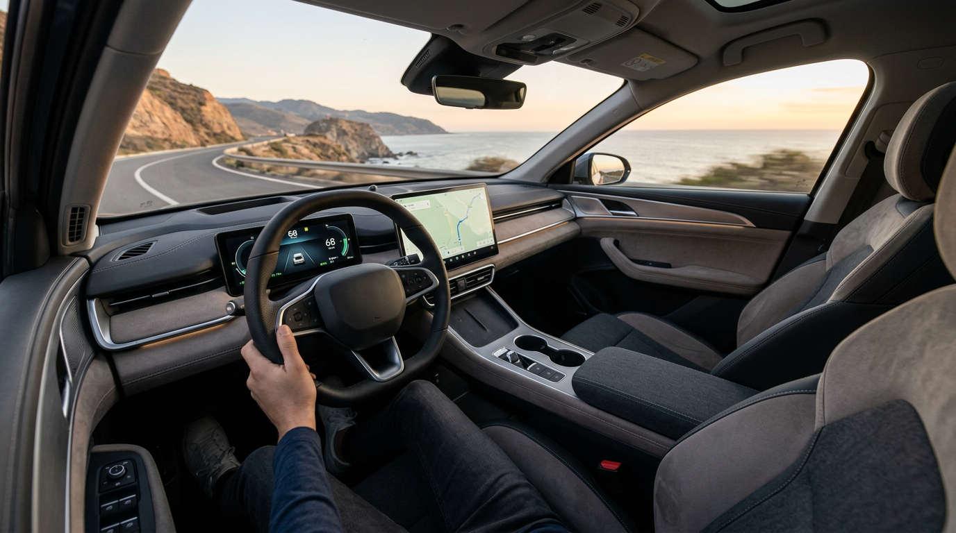 Interior moderno del iCAR3